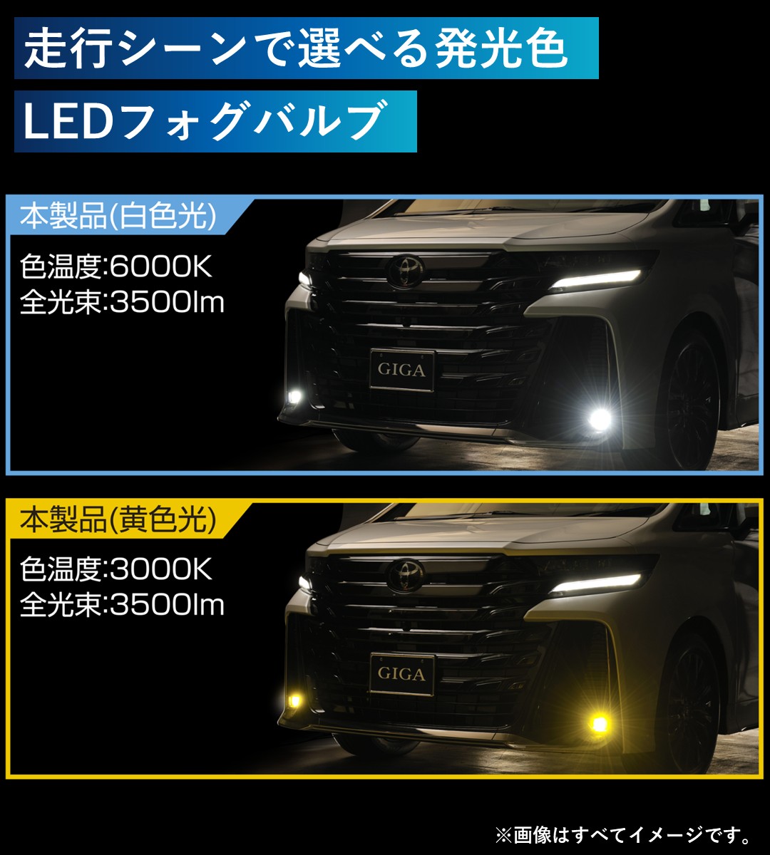 LEDフォグバルブ