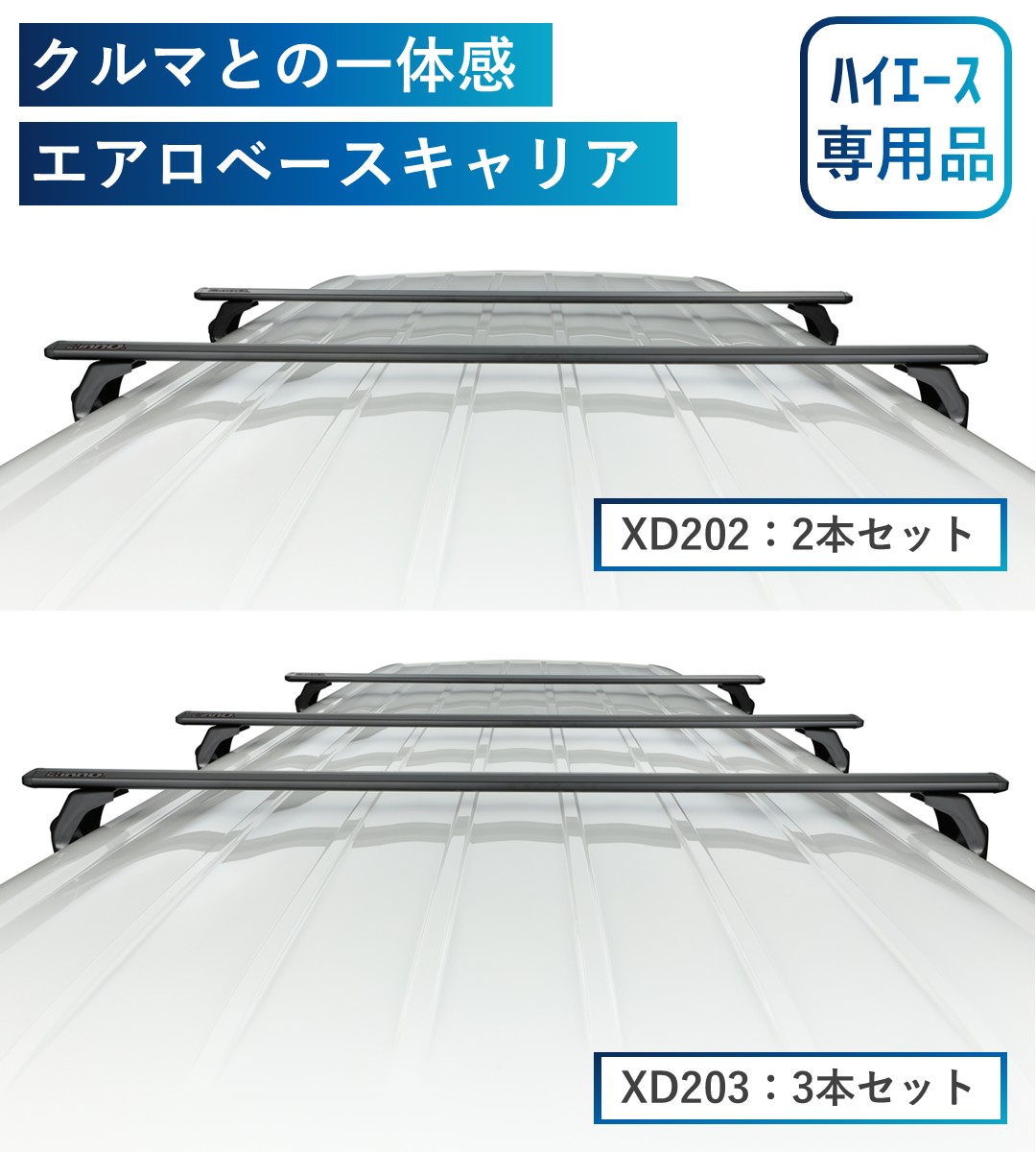 ハイエース専用ベースキャリア