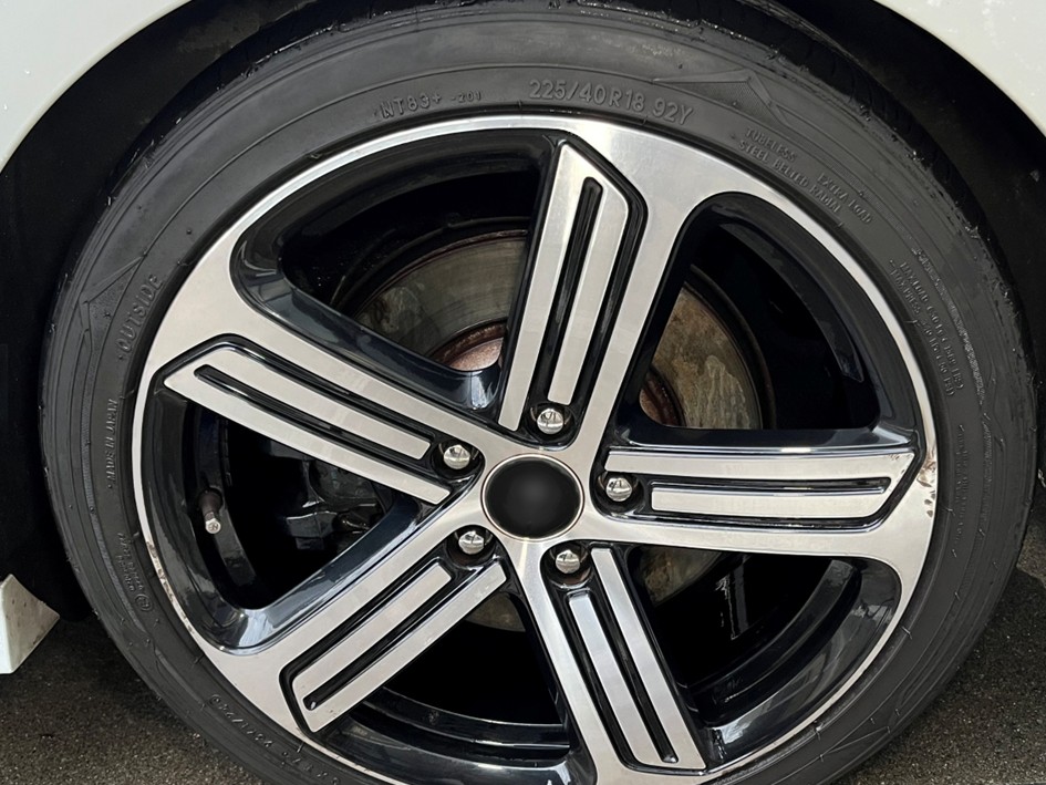 アルミホイールの磨き