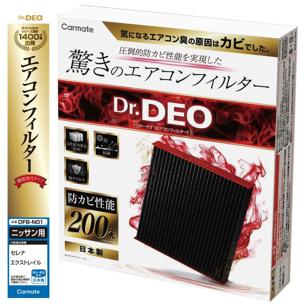 DFB-N01 ドクターデオベーシック エアコンフィルター ニッサン用01