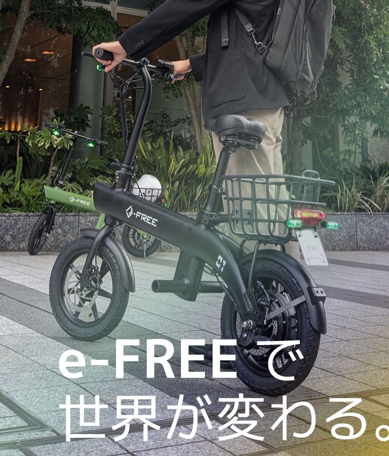 e-free,efree,イーフリー,特例,特定小型,自転車,カーメイト,carmate,