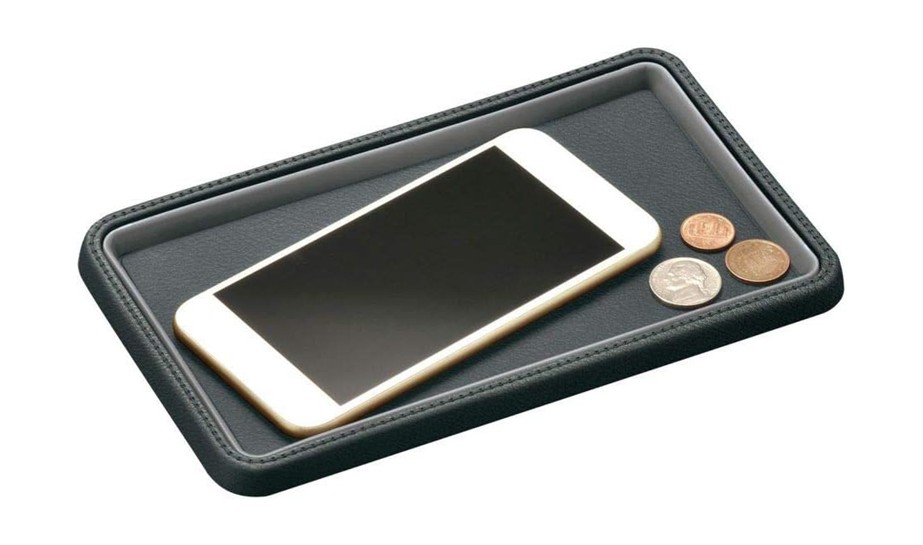 DZ396 ノンスリップパッド トレータイプ レザー調 グレー