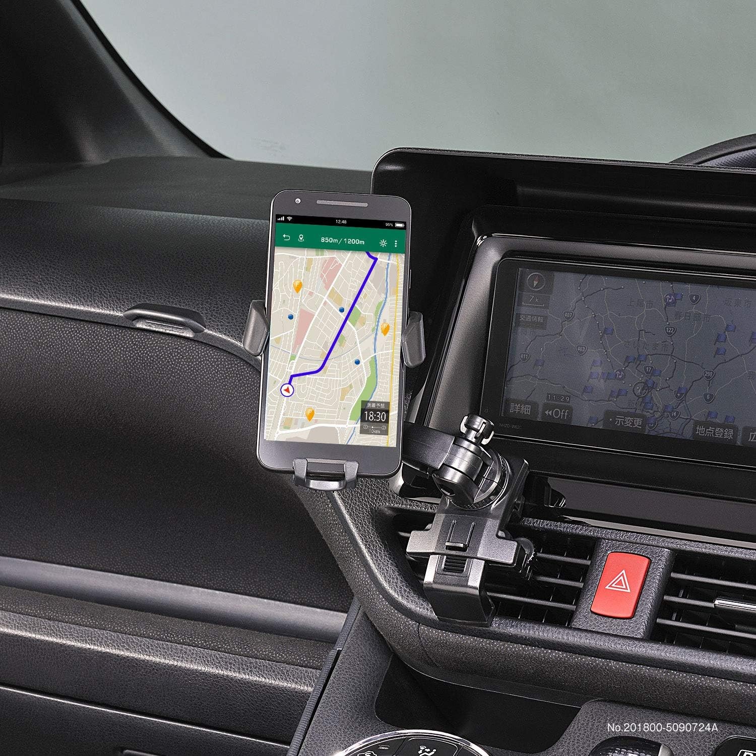 SA29 スマホルダー ロングアーム エアコン取付 ウィングキャッチ