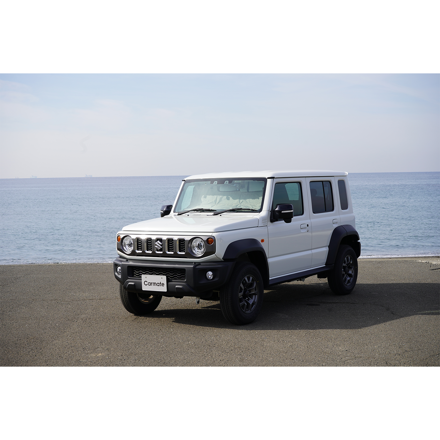 ジムニー専用，サンバイザー取付，サンシェード, カーキ×ブラック